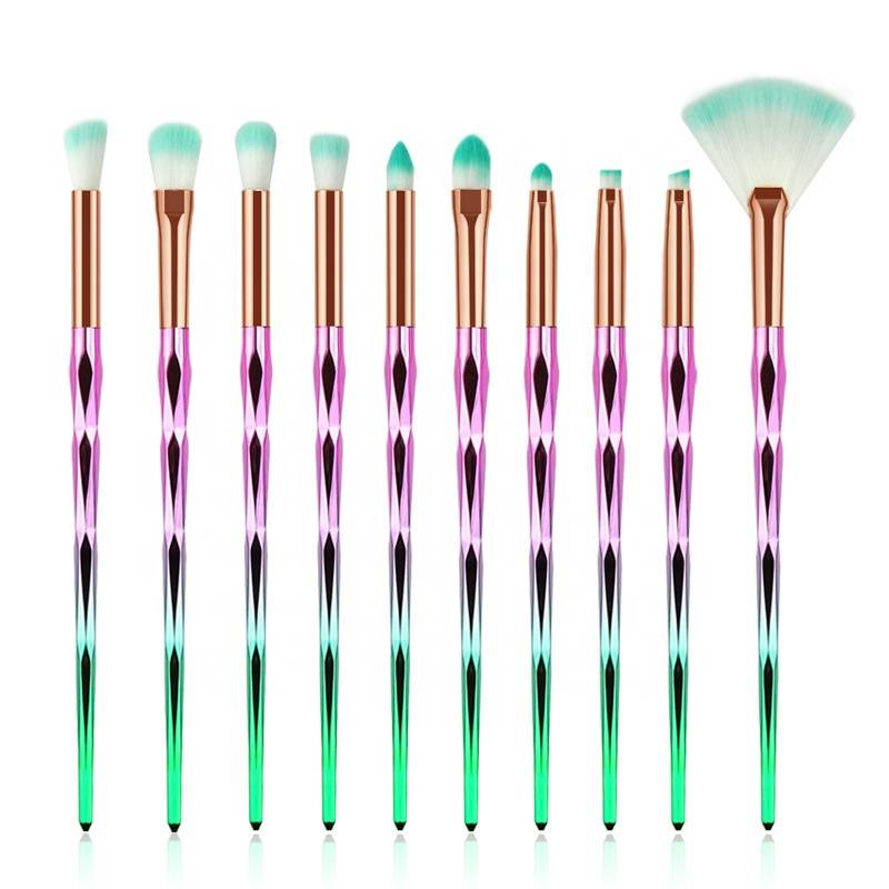 10pcs/set Makeup Brushes Set Powder Foundation Blush Blending Eye Shadow Cosmetic Beauty Brush Set